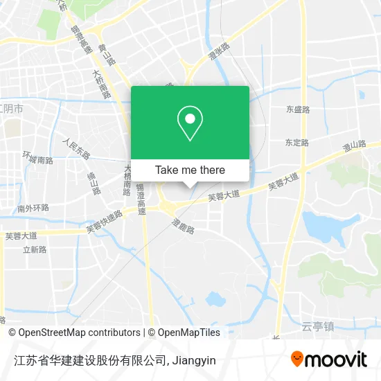 江苏省华建建设股份有限公司 map