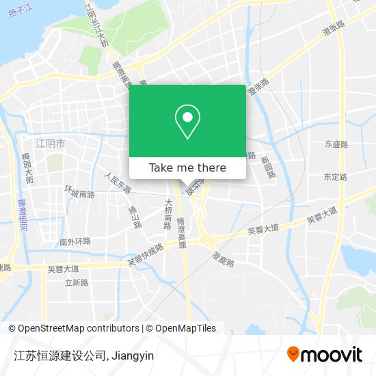 江苏恒源建设公司 map