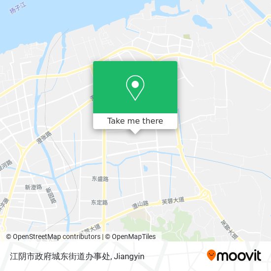 江阴市政府城东街道办事处 map