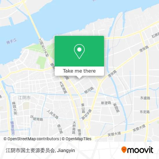 江阴市国土资源委员会 map