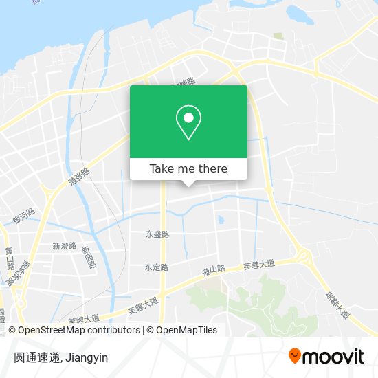 圆通速递 map