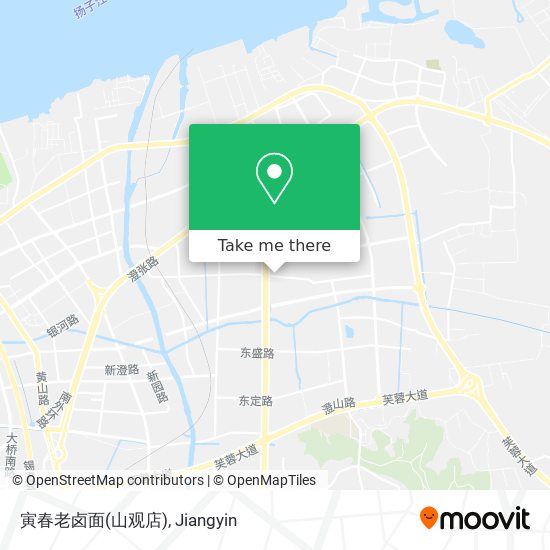 寅春老卤面(山观店) map