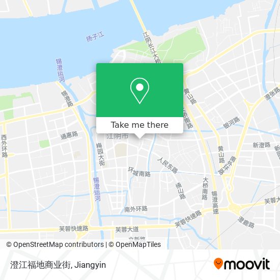澄江福地商业街 map