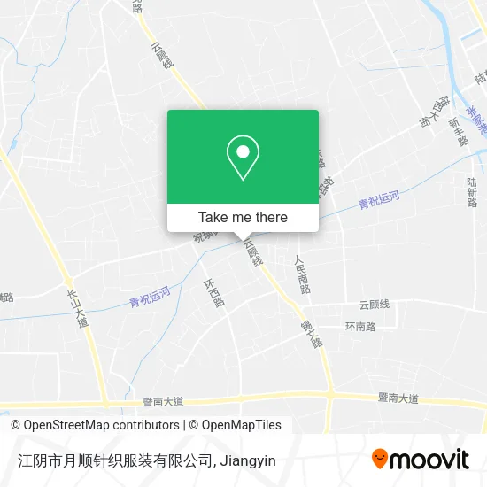 江阴市月顺针织服装有限公司 map
