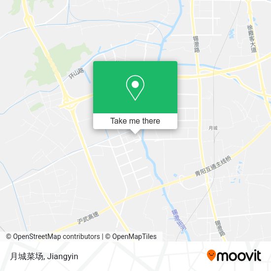 月城菜场 map