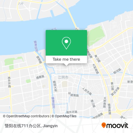 暨阳在线711办公区 map