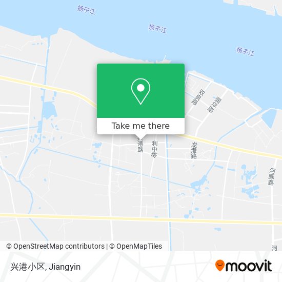 兴港小区 map