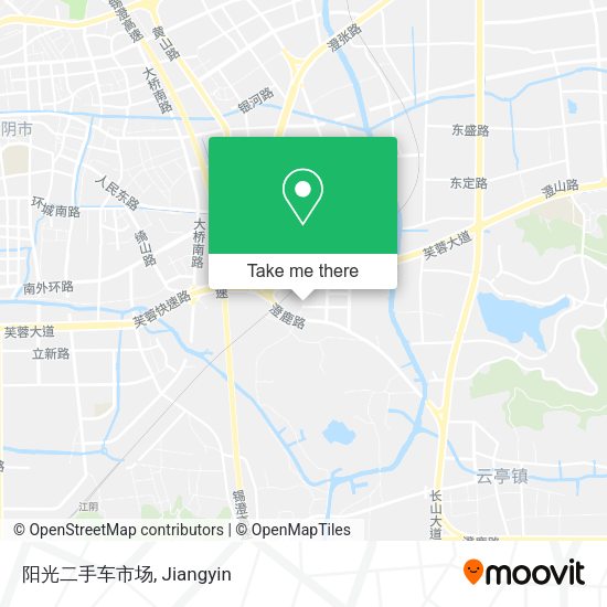 阳光二手车市场 map