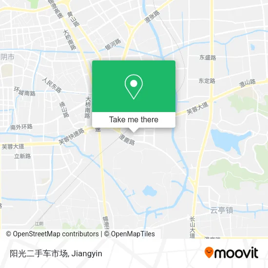 阳光二手车市场 map