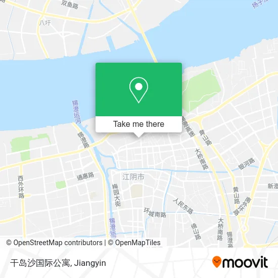 干岛沙国际公寓 map