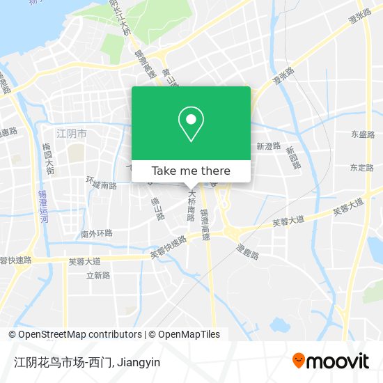 江阴花鸟市场-西门 map