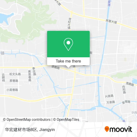 华宏建材市场B区 map