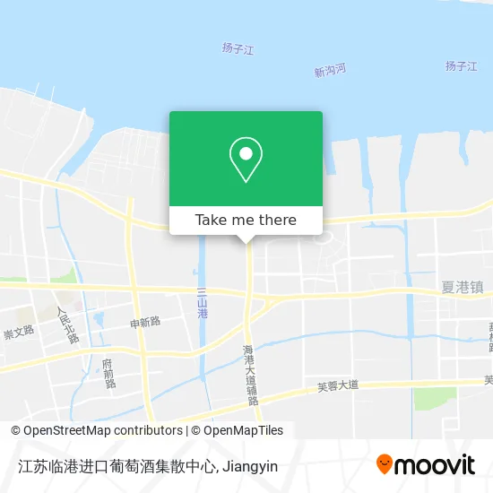 江苏临港进口葡萄酒集散中心 map