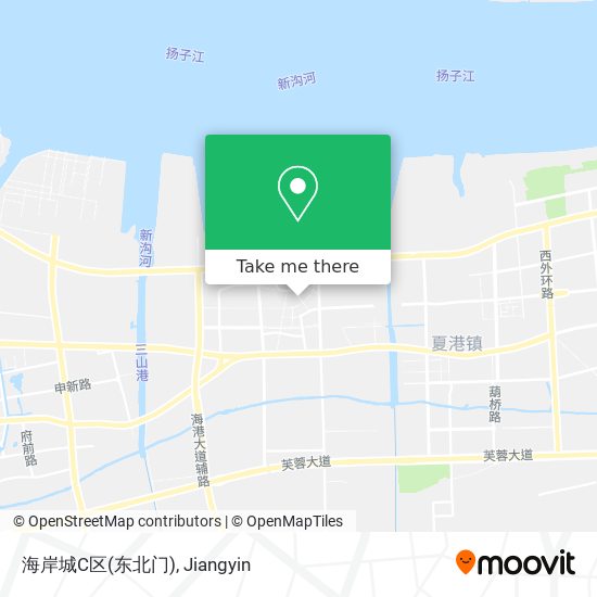 海岸城C区(东北门) map