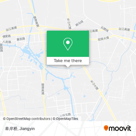 皋岸桥 map