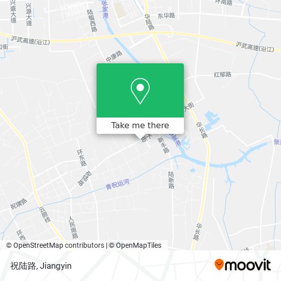 祝陆路 map