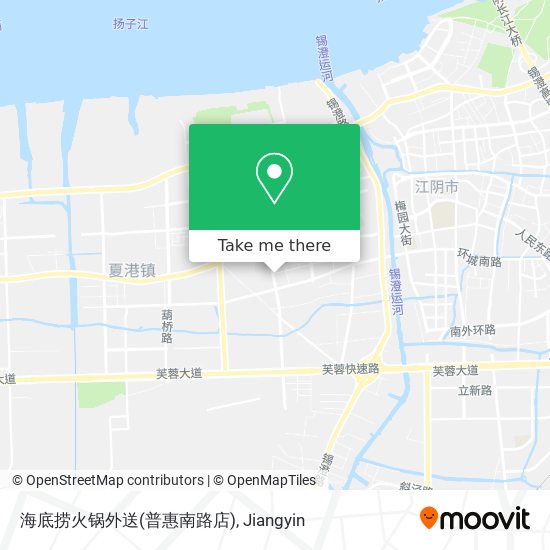 海底捞火锅外送(普惠南路店) map
