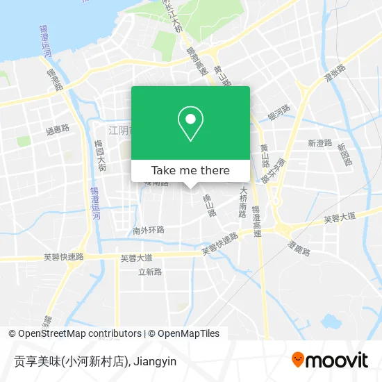 贡享美味(小河新村店) map