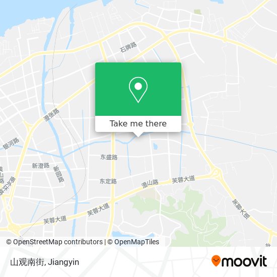 山观南街 map
