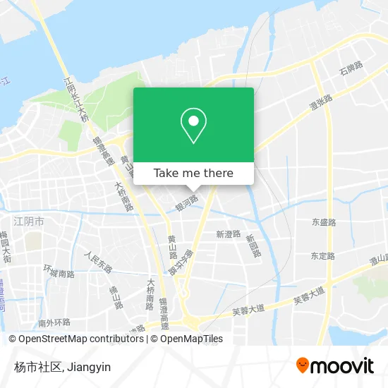 杨市社区 map