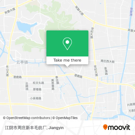 江阴市周庄新丰毛纺厂 map