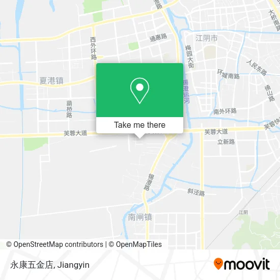 永康五金店 map