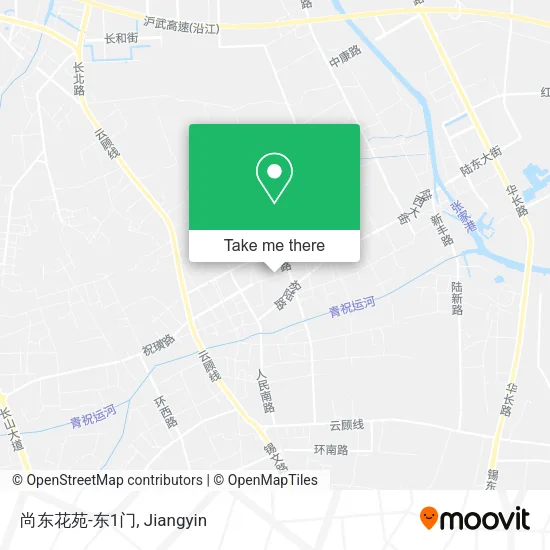 尚东花苑-东1门 map