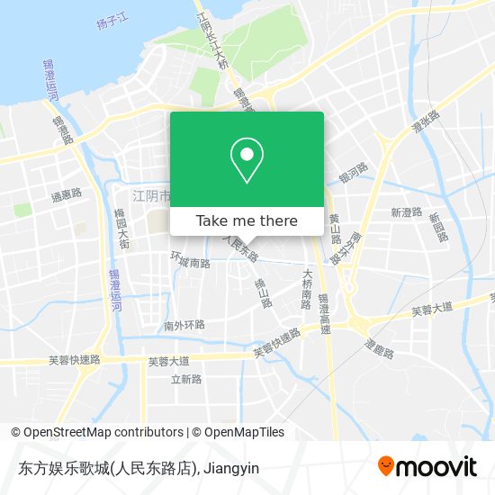 东方娱乐歌城(人民东路店) map