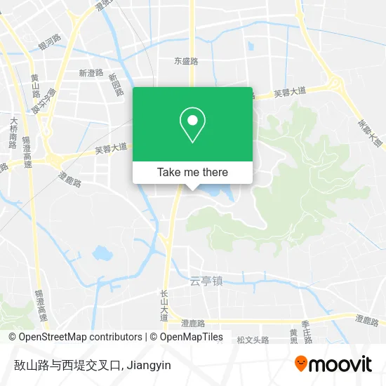 敔山路与西堤交叉口 map