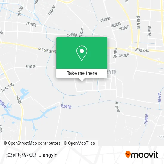海澜飞马水城 map