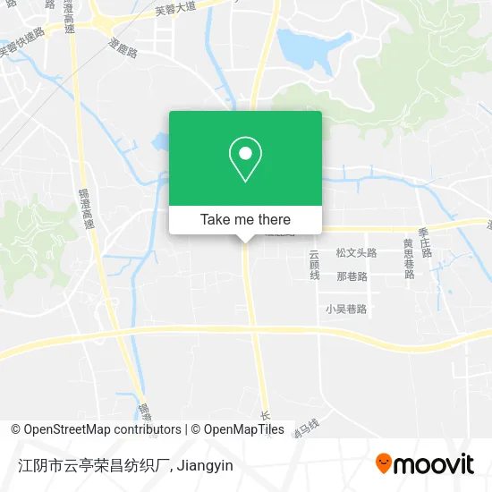 江阴市云亭荣昌纺织厂 map