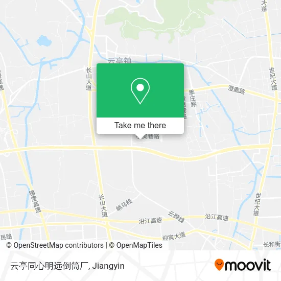 云亭同心明远倒筒厂 map