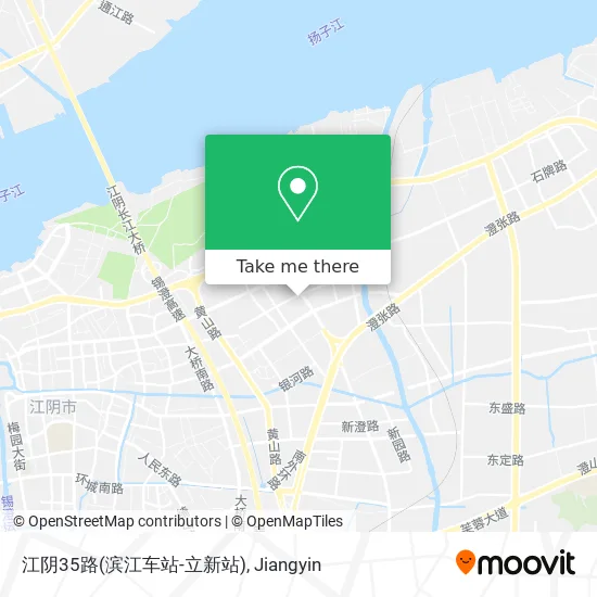 江阴35路(滨江车站-立新站) map