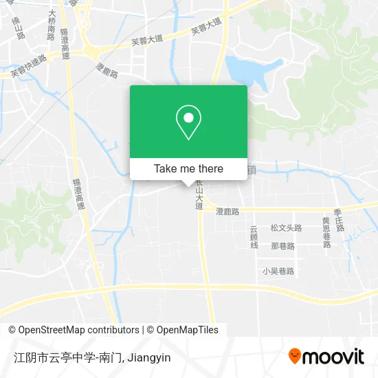 江阴市云亭中学-南门 map