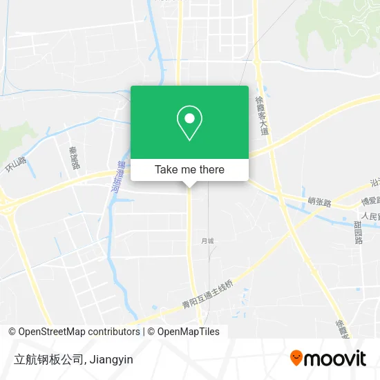 立航钢板公司 map