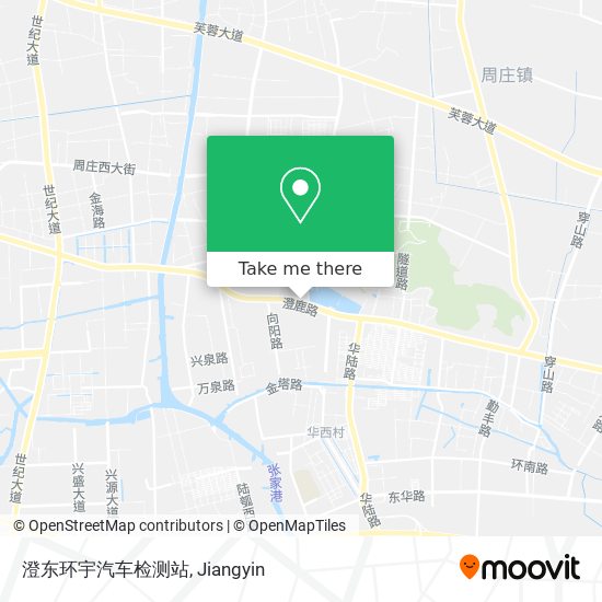 澄东环宇汽车检测站 map