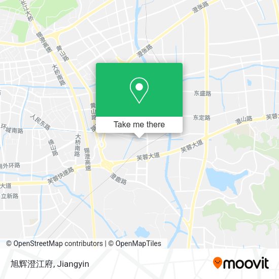 旭辉澄江府 map