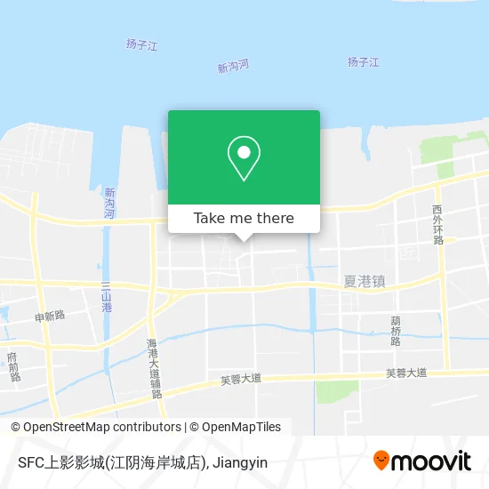 SFC上影影城(江阴海岸城店) map