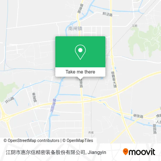 江阴市惠尔信精密装备股份有限公司 map