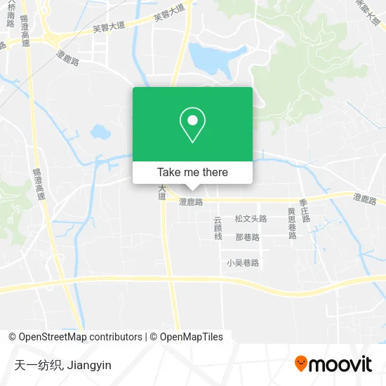 天一纺织 map