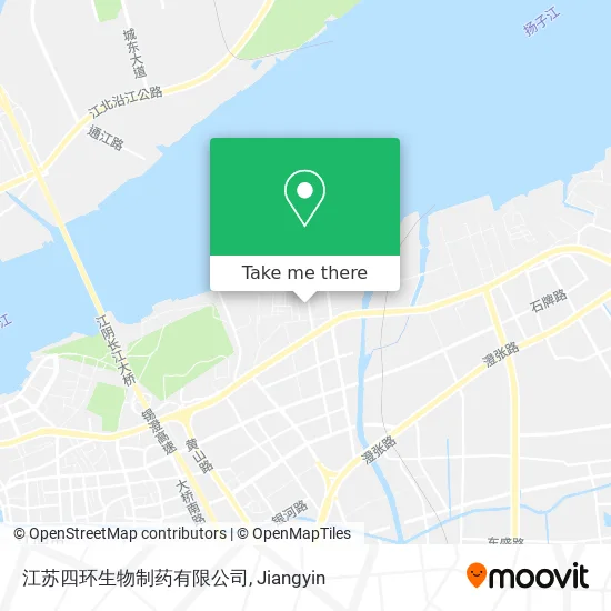 江苏四环生物制药有限公司 map