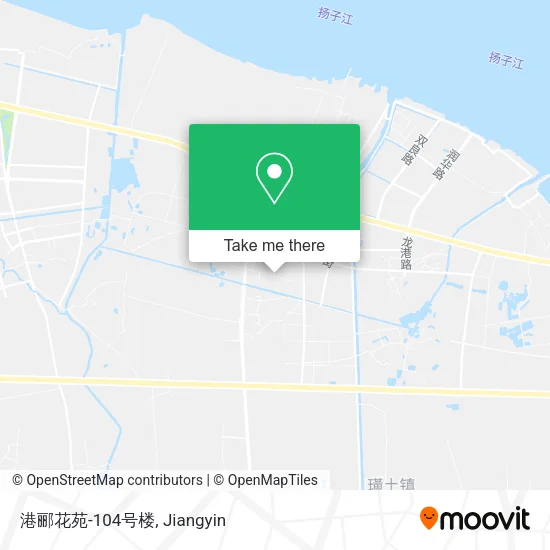 港郦花苑-104号楼 map