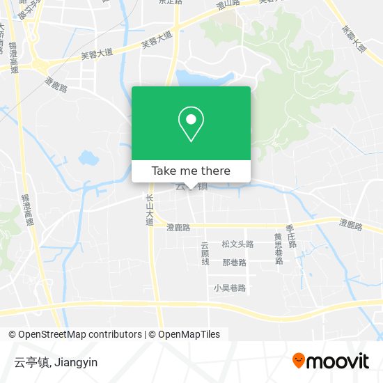 云亭镇 map