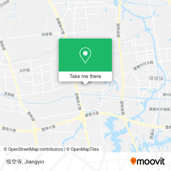 悟空寺 map