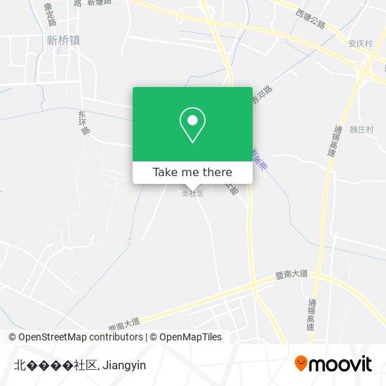 北����社区 map