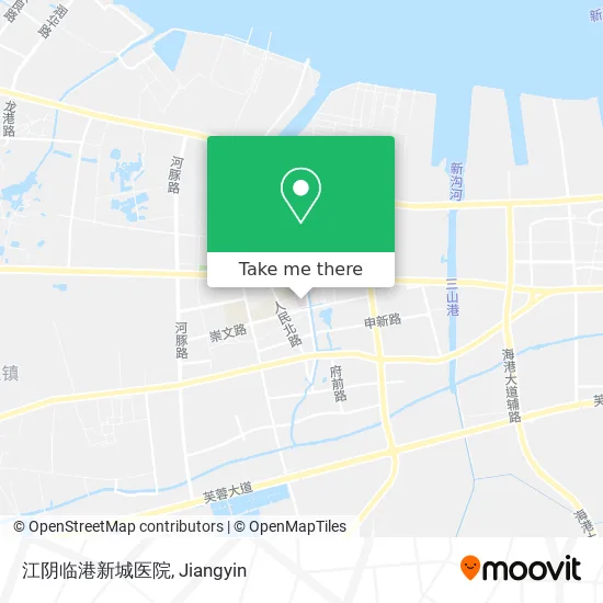 江阴临港新城医院 map