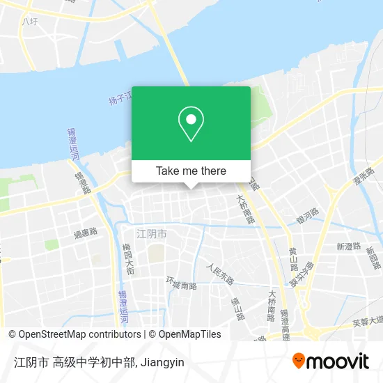 江阴市 高级中学初中部 map