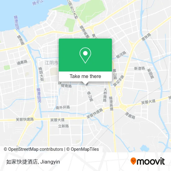 如家快捷酒店 map