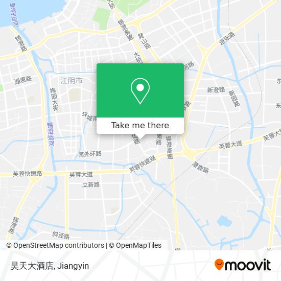 昊天大酒店 map