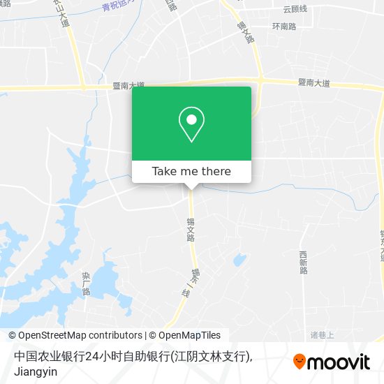 中国农业银行24小时自助银行(江阴文林支行) map
